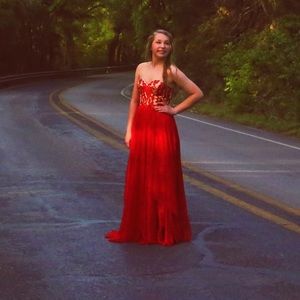 Sherri Hill 1924 Red Dress
